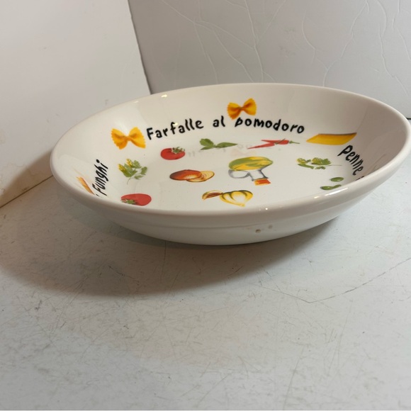 Vintage Toscana Quadrifoglio ceramic pasta noodle serving plate‎ - made in Italy - Picture 3 of 11